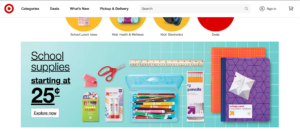 Target back to school deals